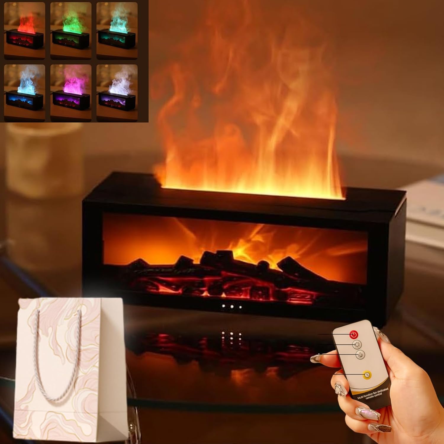 Fireplace Aroma Diffuser Humidifier – Perfect Christmas Gift