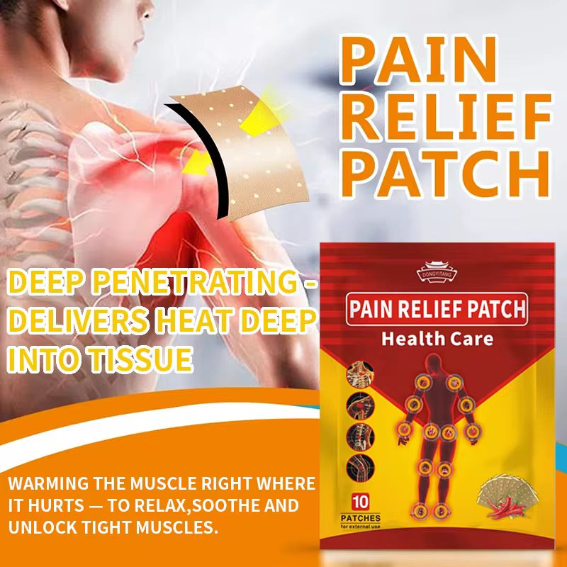 10 Back Pain Patch Cervical Neck Back Pain Pepper Capsicum Plaster Patch