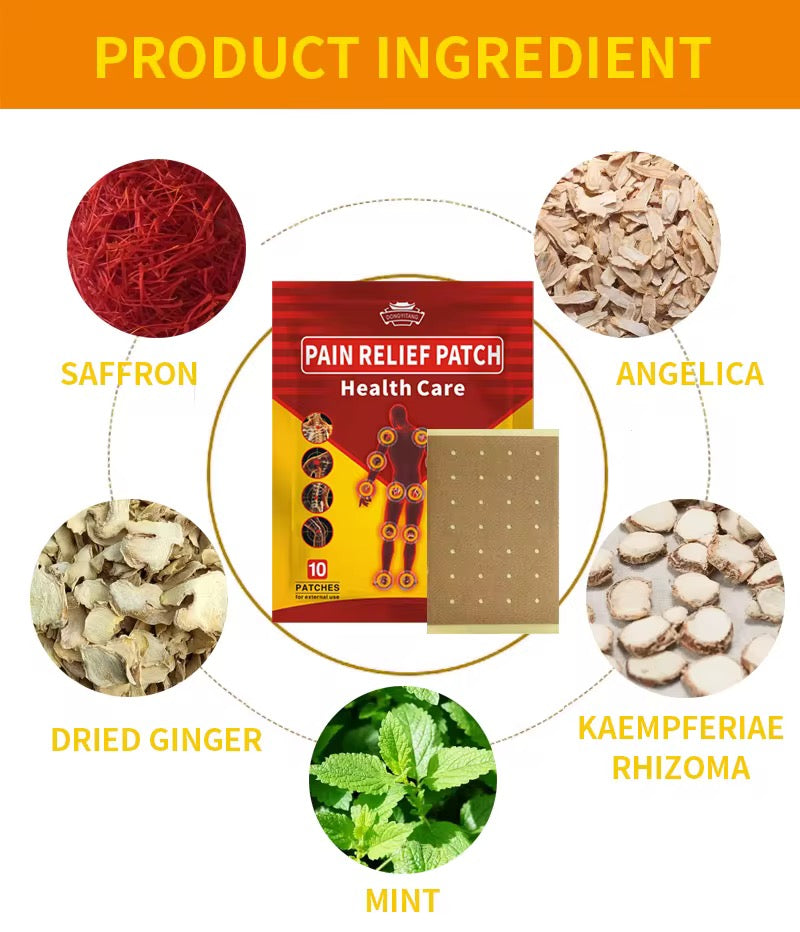 10 Back Pain Patch Cervical Neck Back Pain Pepper Capsicum Plaster Patch