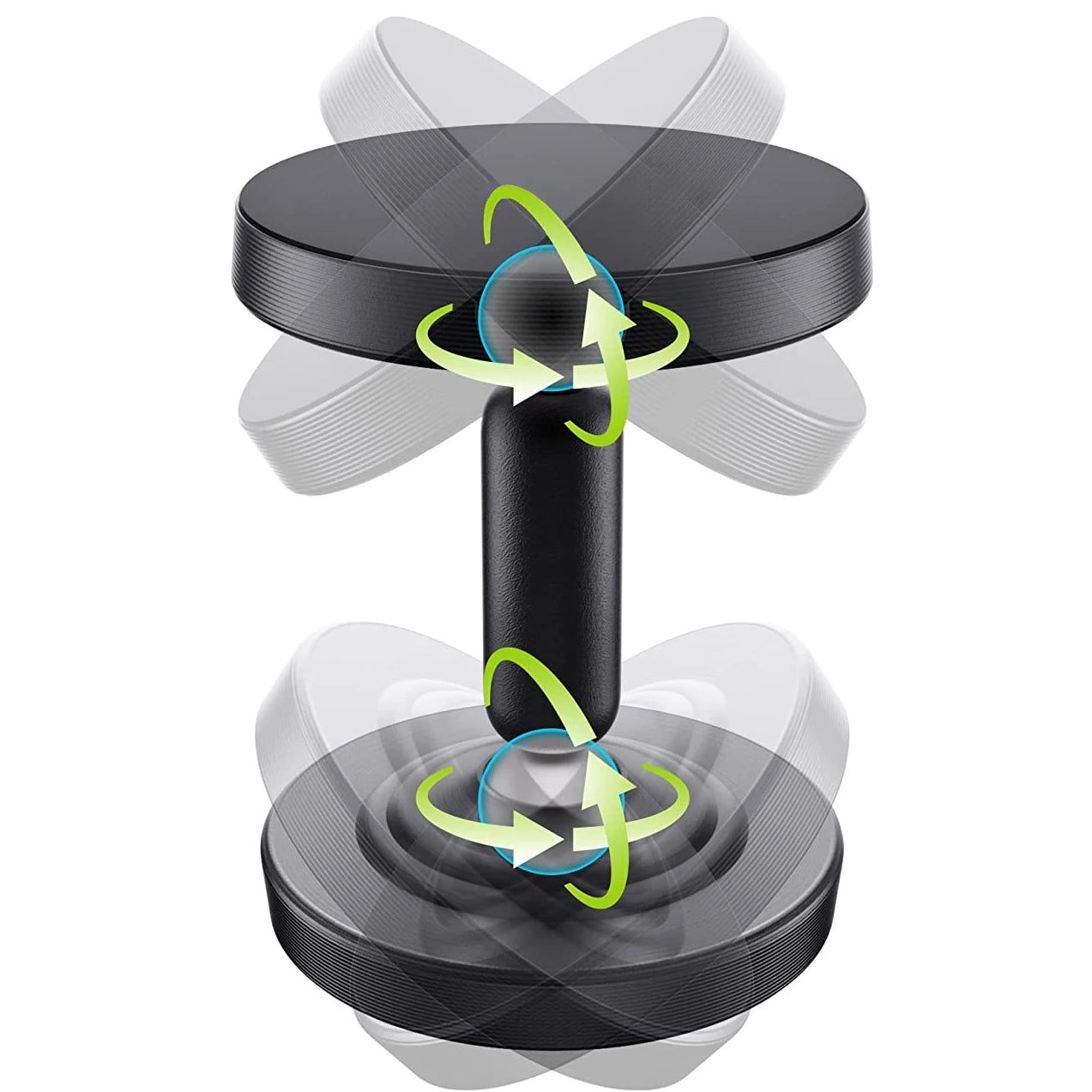 Dual Magnetic Gym Phone Holder for Working Out Videos