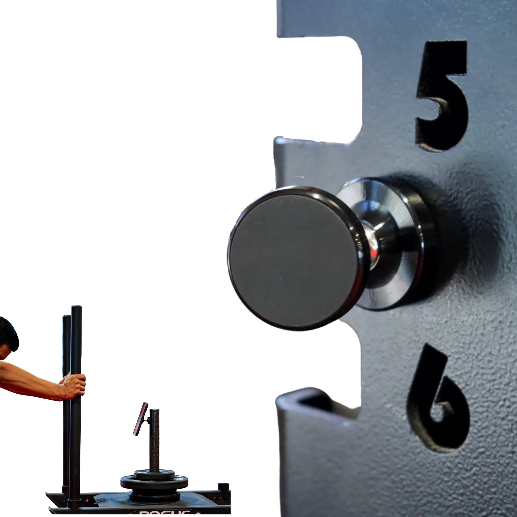 Dual Magnetic Gym Phone Holder for Working Out Videos