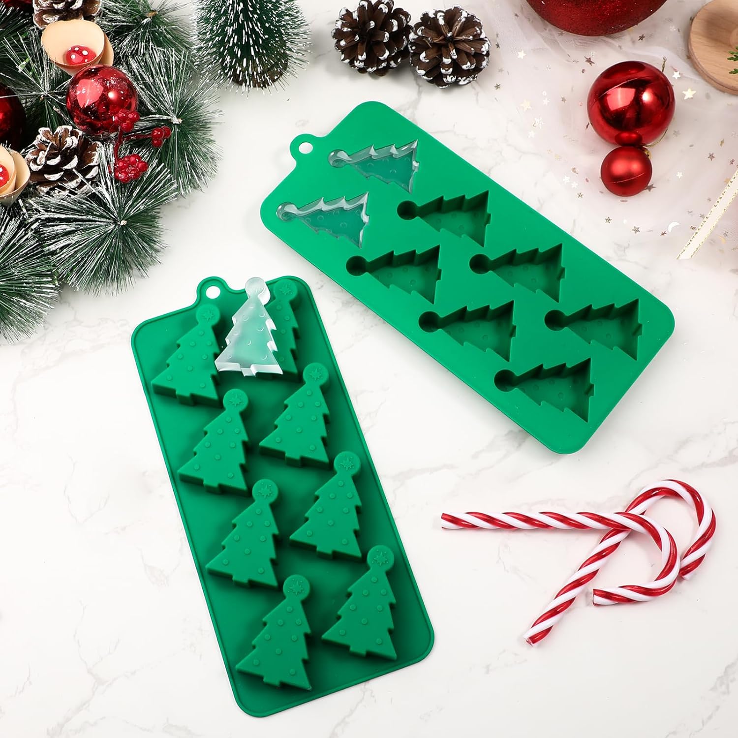 Christmas Tree Silicone Molds(Set of 2)