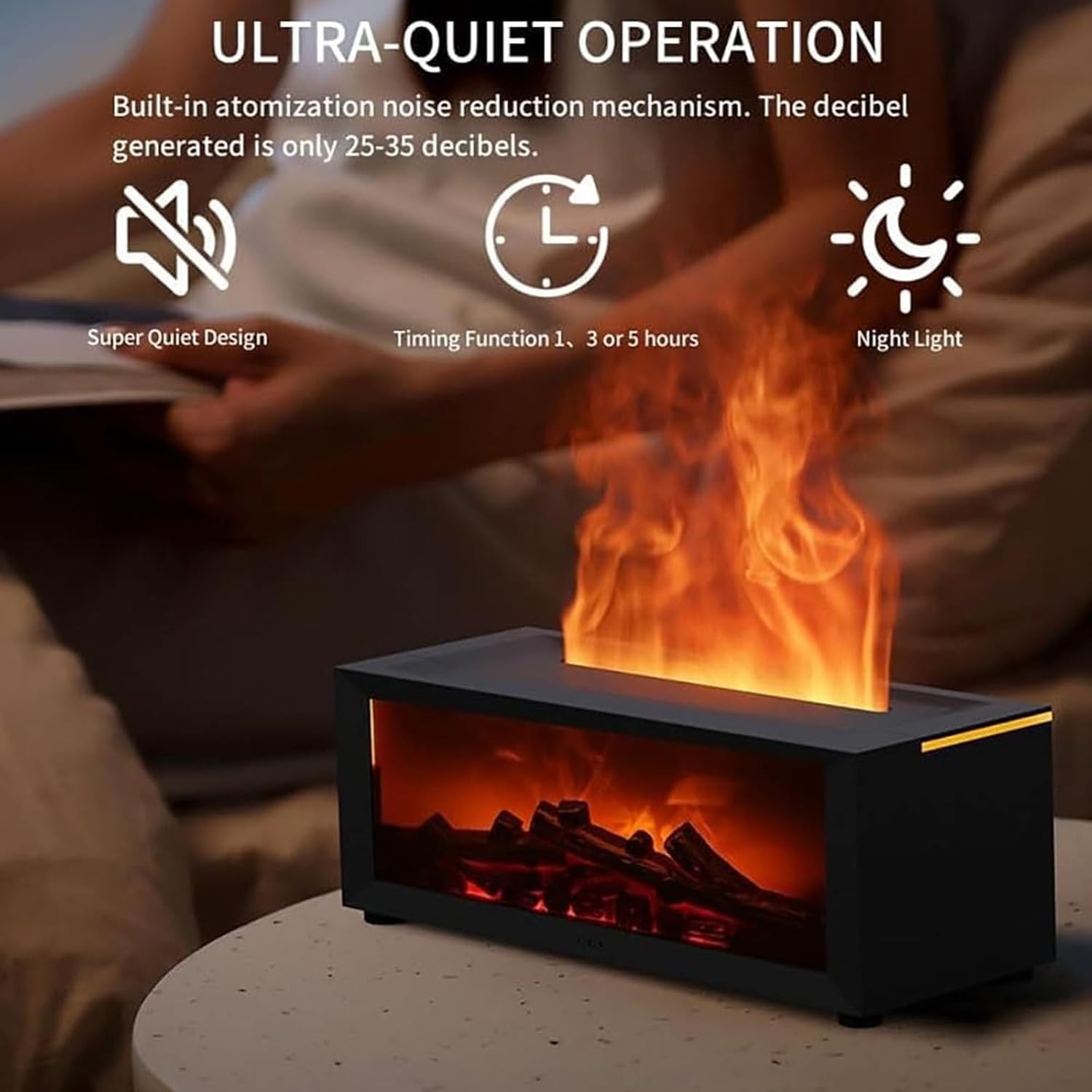 Fireplace Aroma Diffuser Humidifier – Perfect Christmas Gift